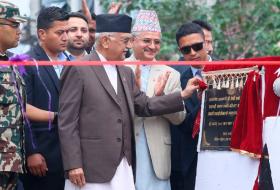 प्रधानमन्त्री ओलीले गरे ग्वार्को ‘ओभरपास’काे उद्घाटन